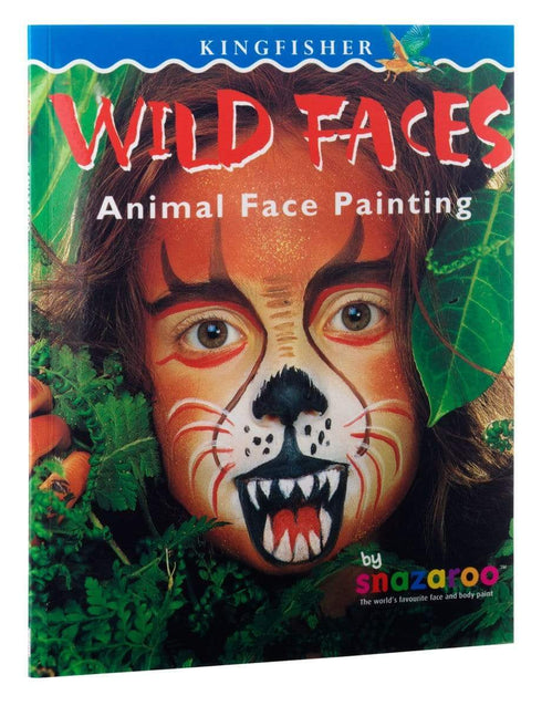 AussieSuperStore Games & Activities Wild Faces Book Snazaroo Face Painting Snazaroo Face Painting | Face Painting Books 766416366665 EDP: 0363570